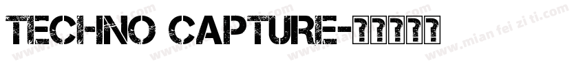 TECHNO CAPTURE字体转换